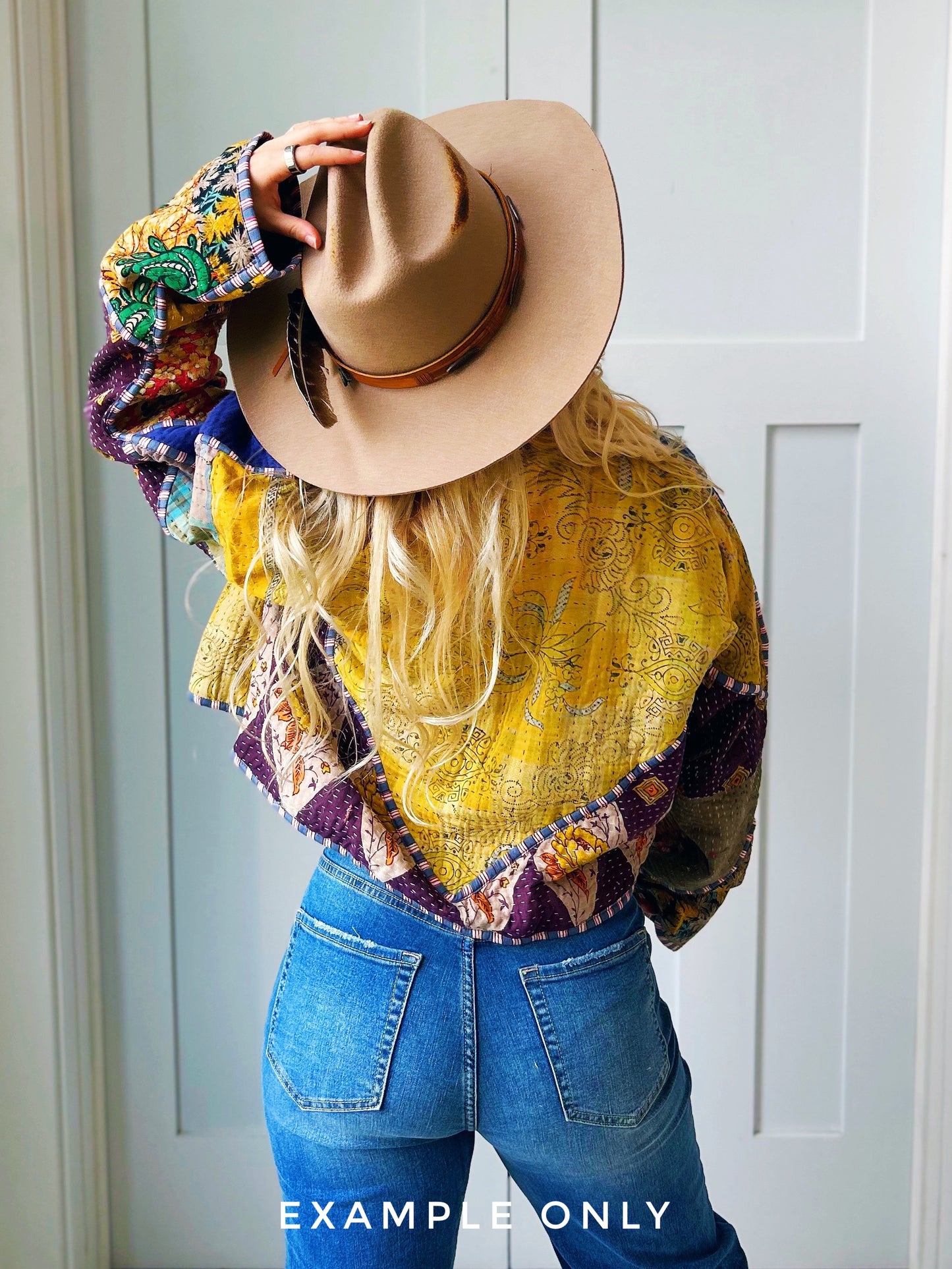 Kantha Quilted Bomber Jacket | Blanket Coat | Patchwork Coat
