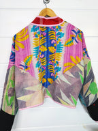 Stevie style revival kantha jacket #2310, reversed, back view