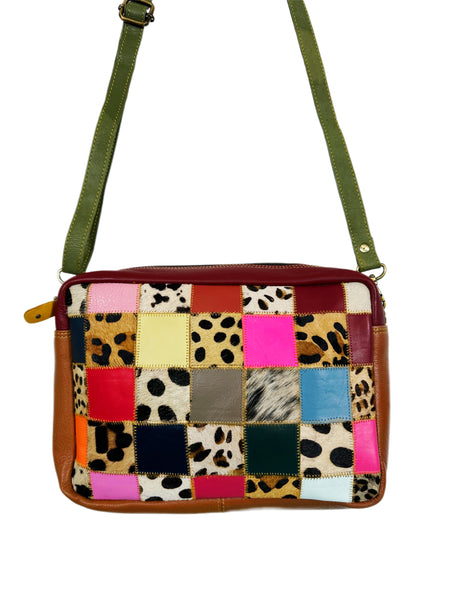 Noelle Patchwork Leather Crossbody