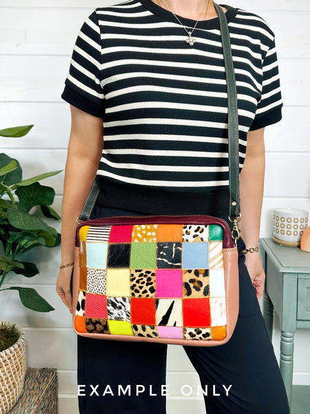 Noelle Patchwork Leather Crossbody