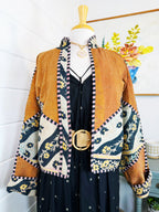 Patchwork Kantha Jacket – Quilted Reversible Blanket Coat
