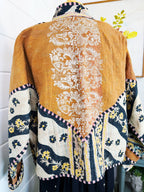 Patchwork Kantha Jacket – Quilted Reversible Blanket Coat