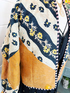 Patchwork Kantha Jacket – Quilted Reversible Blanket Coat