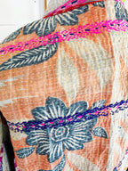 Patchwork Kantha Jacket – Quilted Reversible Blanket Coat