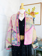Patchwork Kantha Jacket – Quilted Reversible Blanket Coat