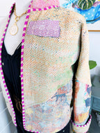 Patchwork Kantha Jacket – Quilted Reversible Blanket Coat