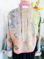 Patchwork Kantha Jacket – Quilted Reversible Blanket Coat