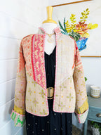 Patchwork Kantha Jacket – Quilted Reversible Blanket Coat
