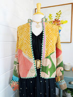 Patchwork Kantha Jacket – Quilted Reversible Blanket Coat