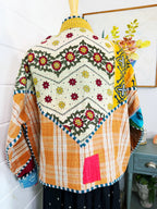 Patchwork Kantha Jacket – Quilted Reversible Blanket Coat