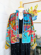 Patchwork Kantha Jacket – Quilted Reversible Blanket Coat