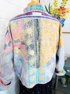 Patchwork Kantha Jacket – Quilted Reversible Blanket Coat