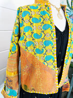 Patchwork Kantha Jacket – Quilted Reversible Blanket Coat