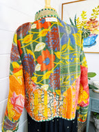 Patchwork Kantha Jacket – Quilted Reversible Blanket Coat