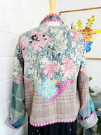 Patchwork Kantha Jacket – Quilted Reversible Blanket Coat