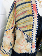 Patchwork Kantha Jacket – Quilted Reversible Blanket Coat