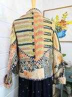Patchwork Kantha Jacket – Quilted Reversible Blanket Coat