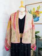 Patchwork Kantha Jacket – Quilted Reversible Blanket Coat
