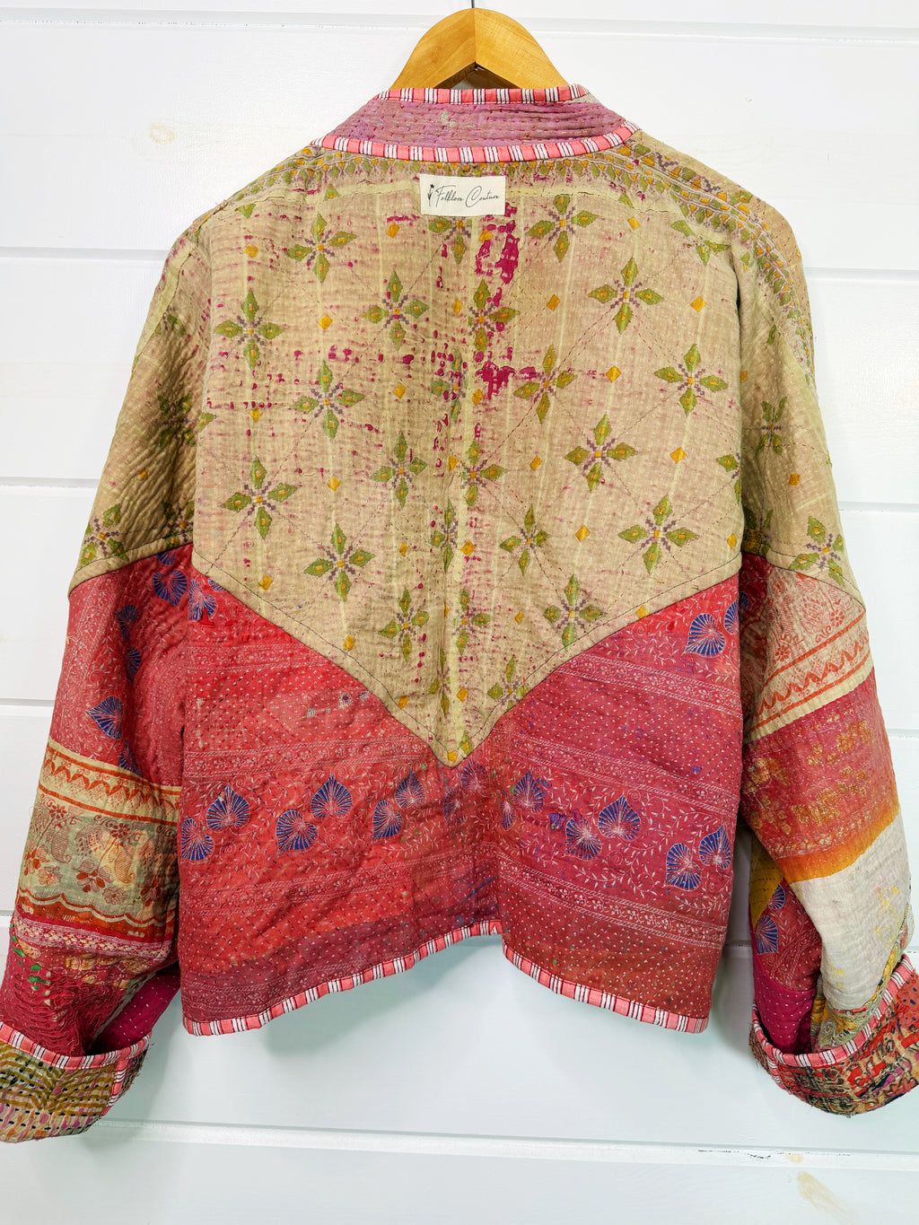 Patchwork Kantha Jacket – Quilted Reversible Blanket Coat