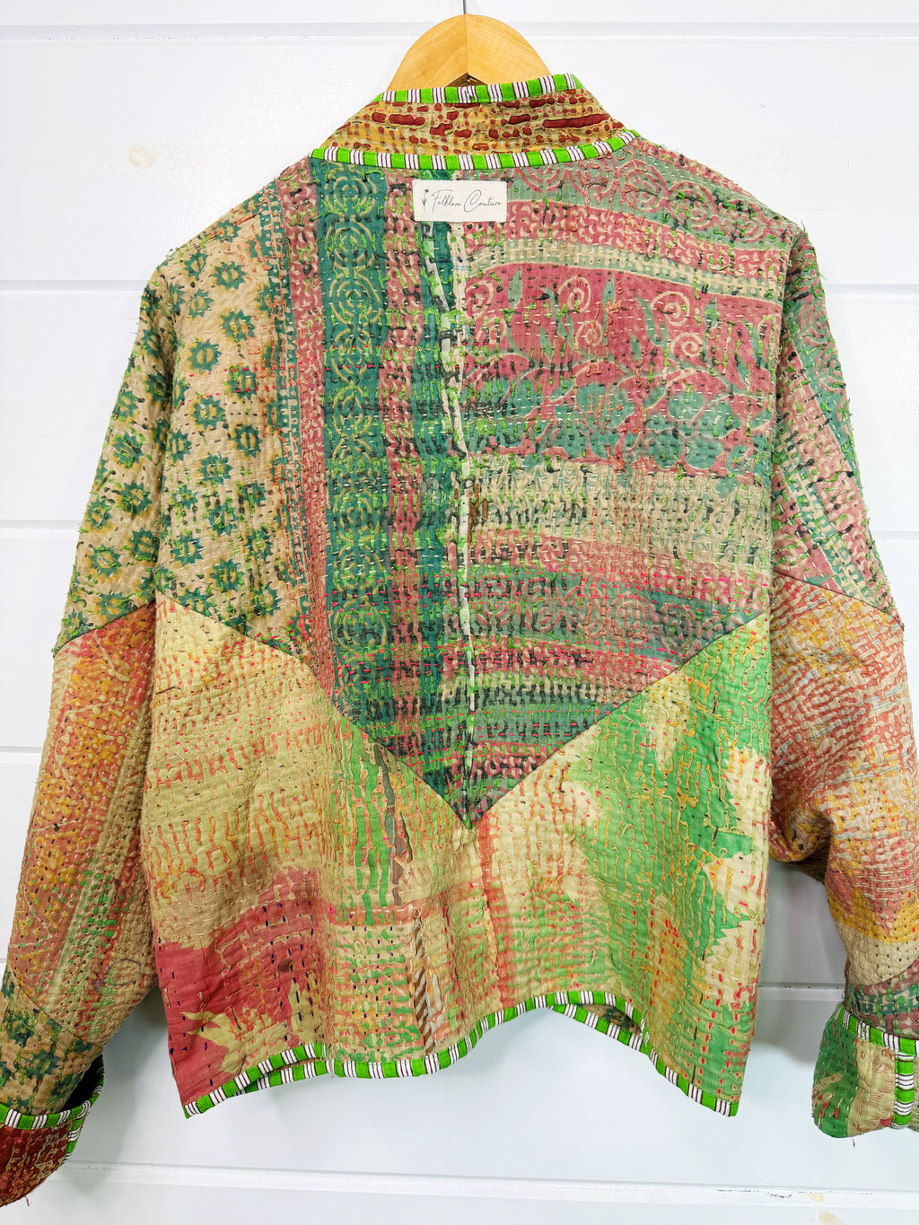 Patchwork Kantha Jacket – Quilted Reversible Blanket Coat