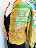 Patchwork Kantha Jacket – Quilted Reversible Blanket Coat