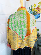 Patchwork Kantha Jacket – Quilted Reversible Blanket Coat