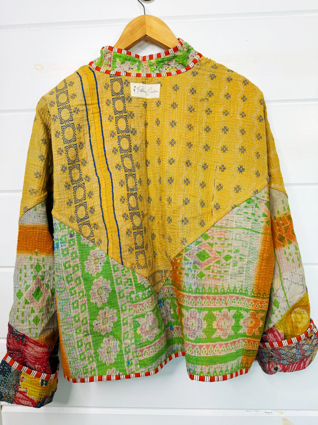 Patchwork Kantha Jacket – Quilted Reversible Blanket Coat