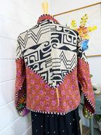 Patchwork Kantha Jacket – Quilted Reversible Blanket Coat
