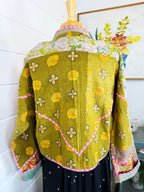 Patchwork Kantha Jacket – Quilted Reversible Blanket Coat