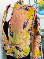 Patchwork Kantha Jacket – Quilted Reversible Blanket Coat