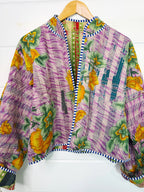Patchwork Kantha Jacket – Quilted Reversible Blanket Coat