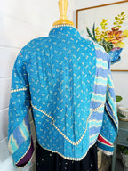 Patchwork Kantha Jacket – Quilted Reversible Blanket Coat