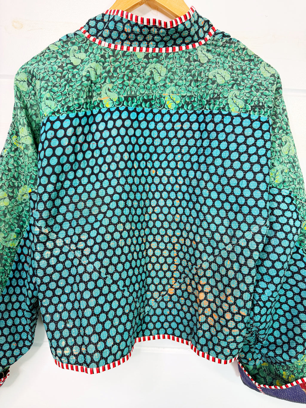 Patchwork Kantha Jacket – Quilted Reversible Blanket Coat