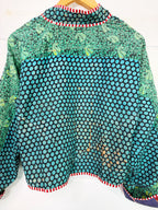 Patchwork Kantha Jacket – Quilted Reversible Blanket Coat