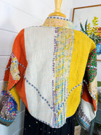 Patchwork Kantha Jacket – Quilted Reversible Blanket Coat