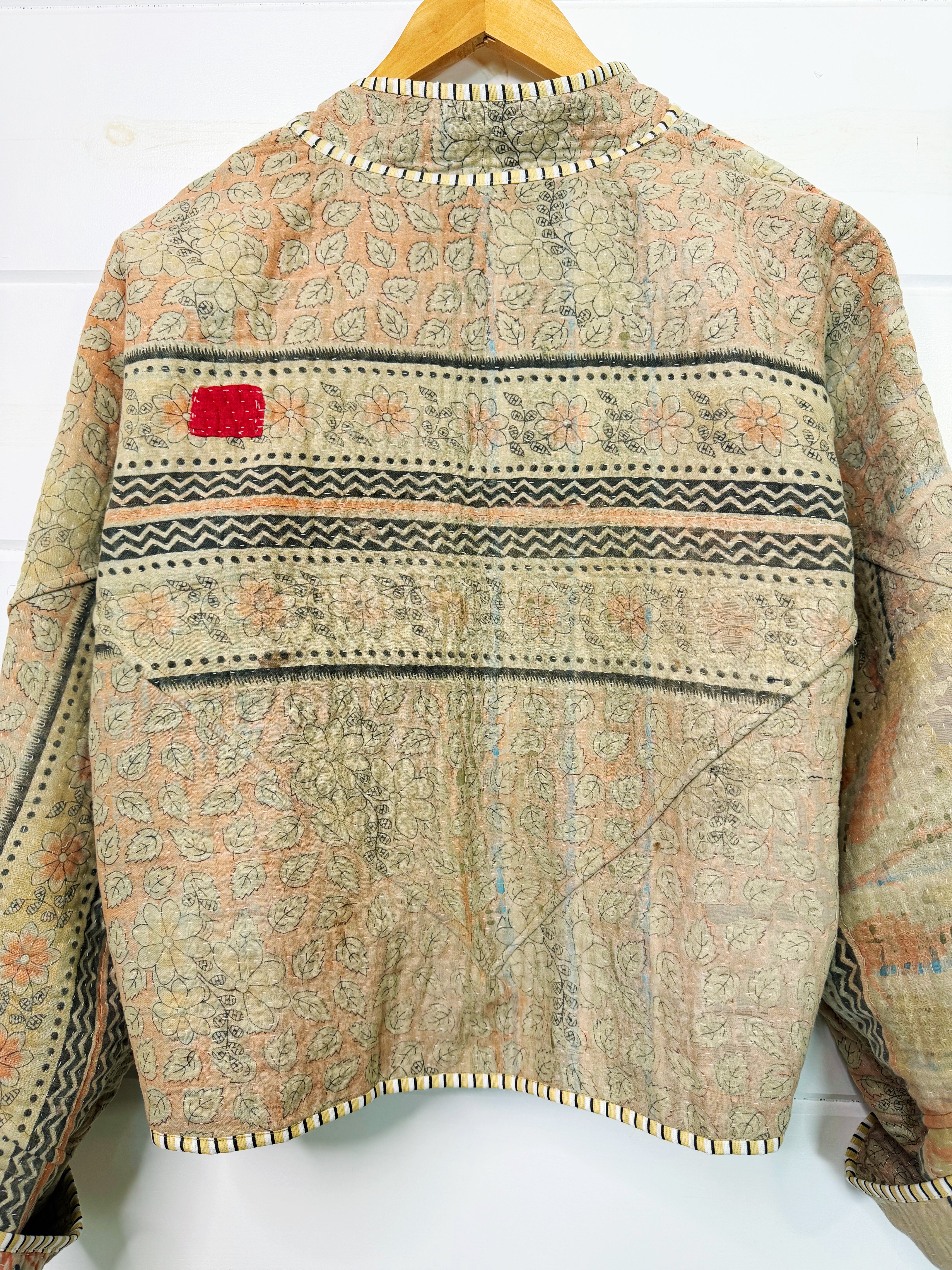 Patchwork Kantha Jacket – Quilted Reversible Blanket Coat