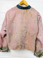 Patchwork Kantha Jacket – Quilted Reversible Blanket Coat