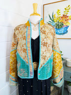 Patchwork Kantha Jacket – Quilted Reversible Blanket Coat