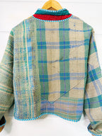 Patchwork Kantha Jacket – Quilted Reversible Blanket Coat