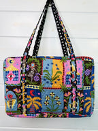 Quilted Overnight Weekender Bag - Palm Cirque