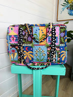 Quilted Overnight Weekender Bag - Palm Cirque