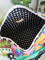 Quilted Mini Duffle Bag - Palm Cirque