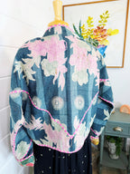 Patchwork Kantha Jacket – Quilted Reversible Blanket Coat
