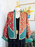 Patchwork Kantha Jacket – Quilted Reversible Blanket Coat