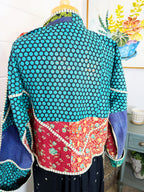 Patchwork Kantha Jacket – Quilted Reversible Blanket Coat
