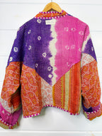Patchwork Kantha Jacket – Quilted Reversible Blanket Coat