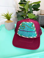 Kantha Patch Trucker Hat - One of a Kind