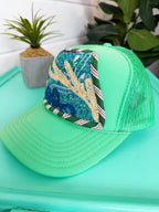 Kantha Patch Trucker Hat - One of a Kind