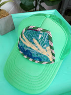 Kantha Patch Trucker Hat - One of a Kind