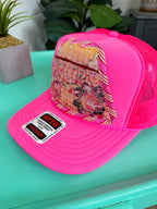 Kantha Patch Trucker Hat - One of a Kind